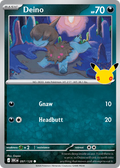 Deino - 097/128 - Mega Evolution: 30th Celebration (30C) Pokémon card