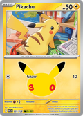 Pikachu - 031/128 - Mega Evolution: 30th Celebration (30C) Pokémon card