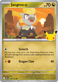Jangmo-o - 110/128 - Mega Evolution: 30th Celebration (30C) Pokémon card