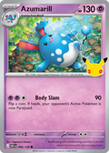 Azumarill - 068/128 - Mega Evolution: 30th Celebration (30C) Pokémon card