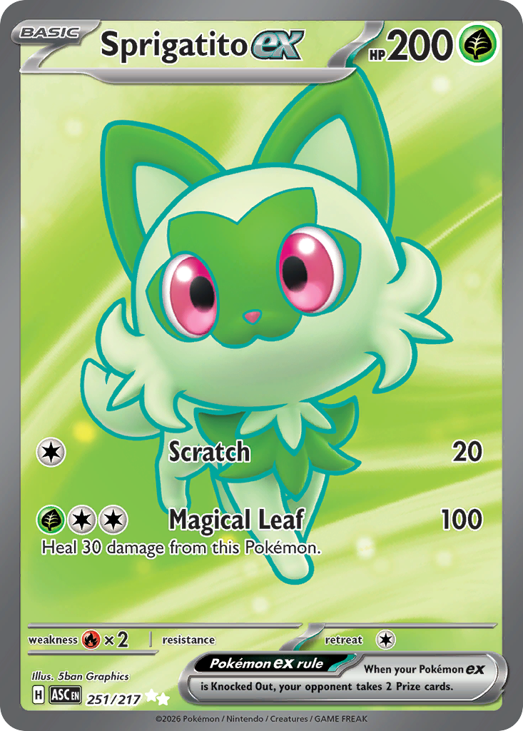 Sprigatito ex - 251/217 - Ascended Heroes (ASC)