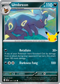 Umbreon - 091/128 - Mega Evolution: 30th Celebration (30C) Pokémon card