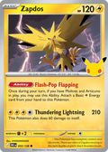 Zapdos - 055/128 - Mega Evolution: 30th Celebration (30C) Pokémon card