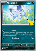 Nidoran ♀ - 087/128 - Mega Evolution: 30th Celebration (30C) Pokémon card