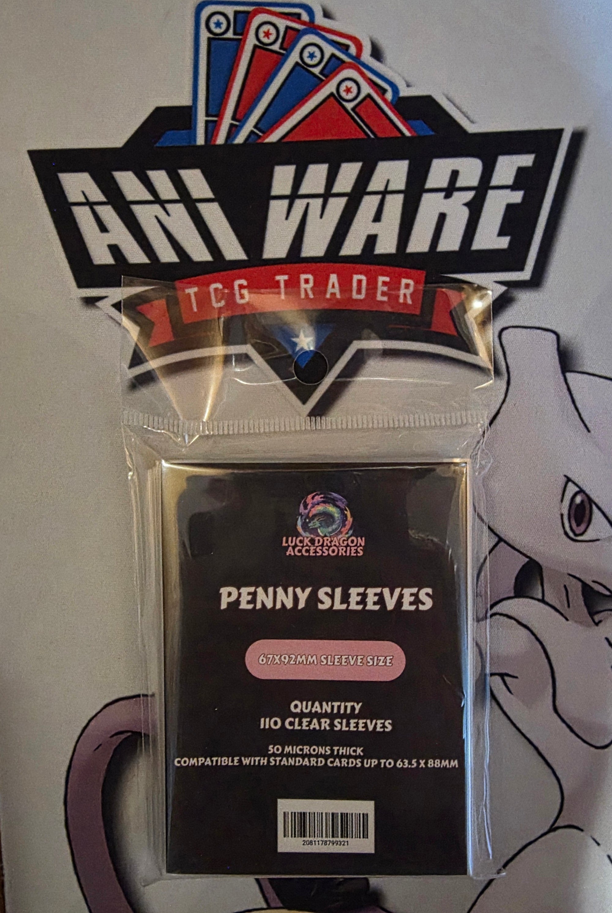 Luck Dragon : Penny Sleeves 50 Micron (110)