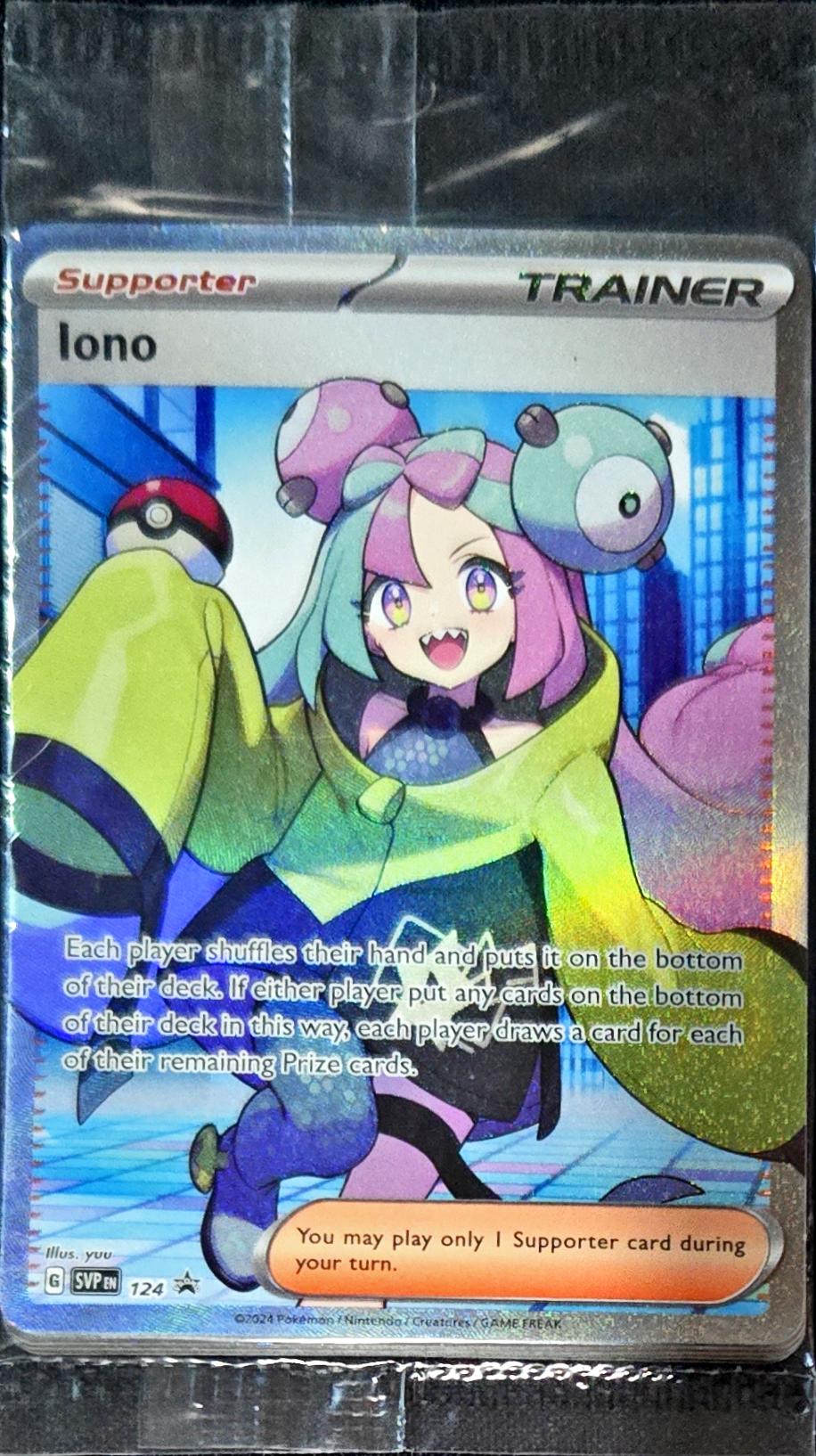 Iono 124 - Scarlet and Violet Promo Sealed