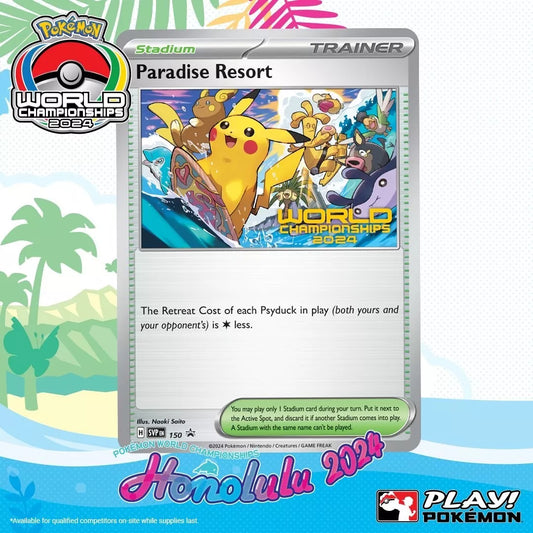 Pokemon World Championship 2024 Paradise Resort SVP 150 Hawaii Promo Sealed