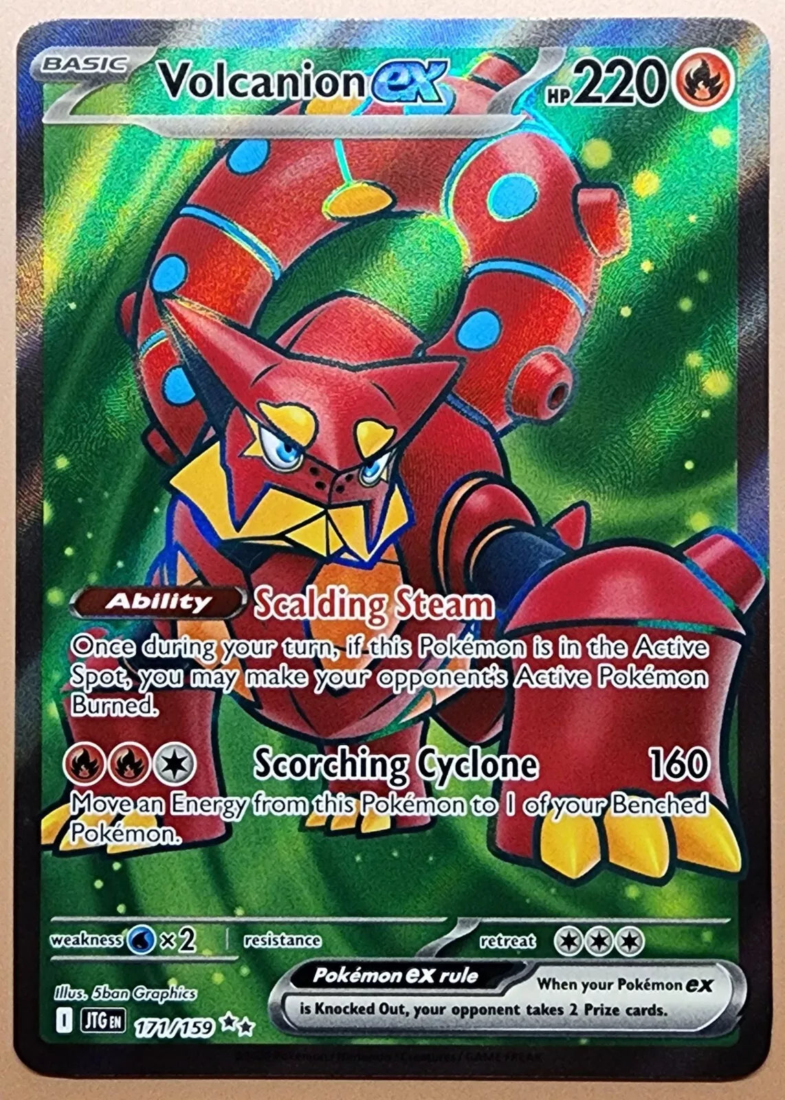 Volcanion Ex - 171/159 - SV09: Journey Together