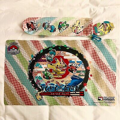 Pokemon World Championships 2023 Yokohama Playmat Mat Pikachu & Friends Quaxly