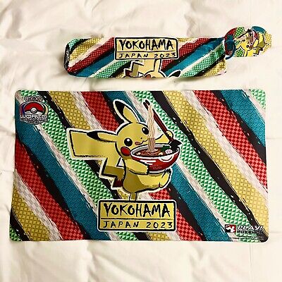 Pokemon World Championships 2023 Yokohama Playmat Mat Ramen Pikachu Worlds WCS