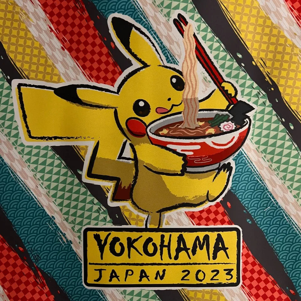 Pokemon World Championships 2023 Yokohama Playmat Mat Ramen Pikachu Worlds WCS