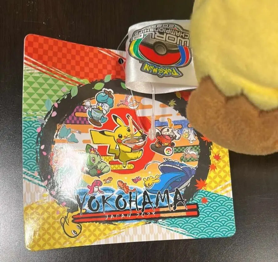 Pokemon World Championships 2023 Yokohama Plush doll Pikachu Ramen New