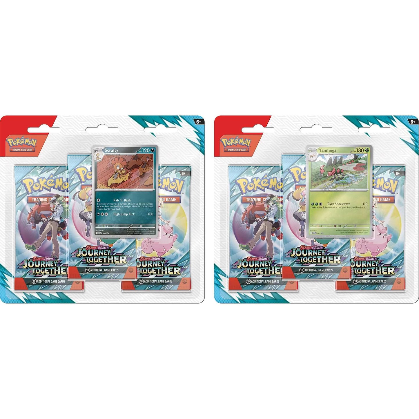 Pokémon: Scarlet & Violet 9: Journey Together - 3-Pack Blister