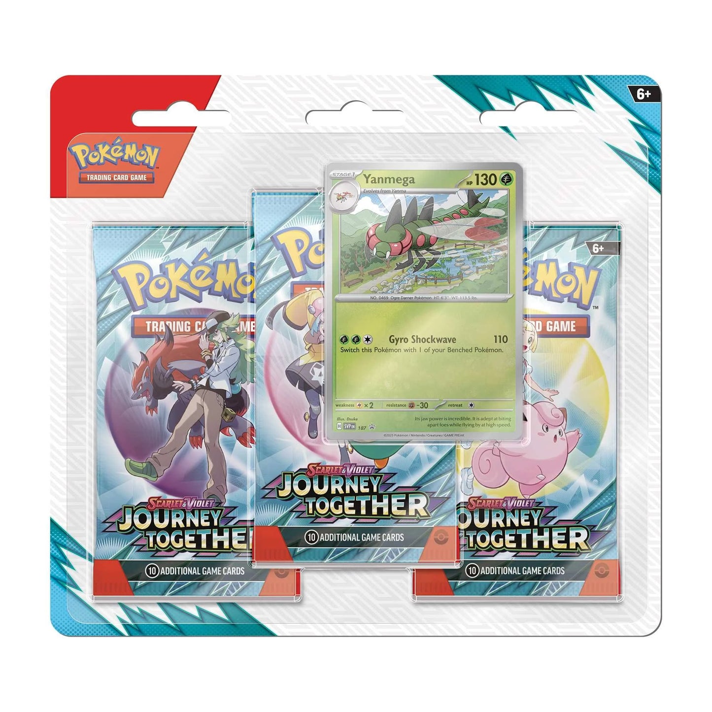 Pokémon: Scarlet & Violet 9: Journey Together - 3-Pack Blister