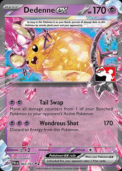 Dedenne EX League Stamped