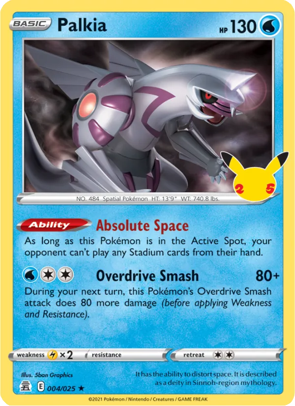 Palkia - 4/25 - Celebrations (cel25) (Holo)
