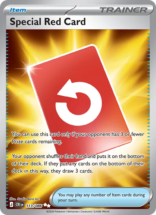 Special Red Card - 113/086 - Chaos Rising (me04) (Holo)