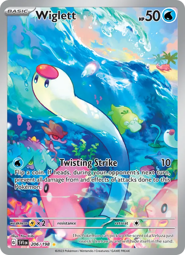 Wiglett - 206/198 - Scarlet & Violet (sv01) (Holo)