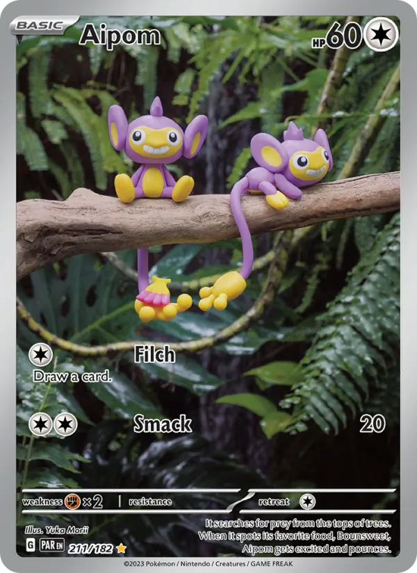 Aipom - 211/182 - Paradox Rift (sv04) (Holo)