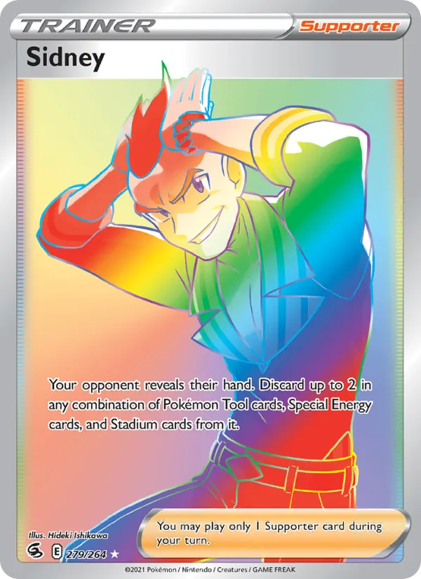 Sidney - 279/264 - Fusion Strike (swsh8) (Rainbow Holo)